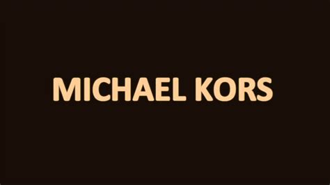 michael kors pronunciation|mike kors pronunciation.